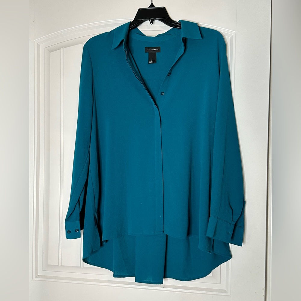 Beautiful Teal Tunic - Large